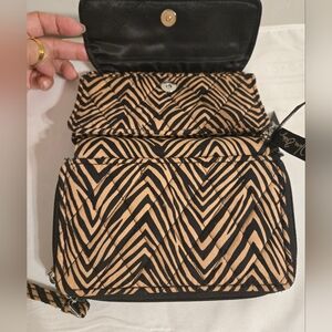 VeraBradley Zebra Print Wristlet NWOT.